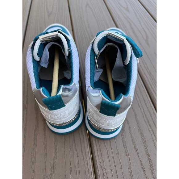 Michael Kors wilma trainer leather shoes size 8.5M - Picture 5 of 10